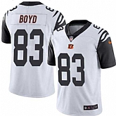 Nike Men & Women & Youth Bengals 83 Tyler Boyd White Color Rush Limited Jersey,baseball caps,new era cap wholesale,wholesale hats